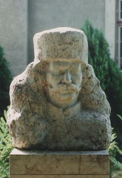 Rákóczi-szobor, Rákóczifalva. Fotó: Kósa Károly, 1995.