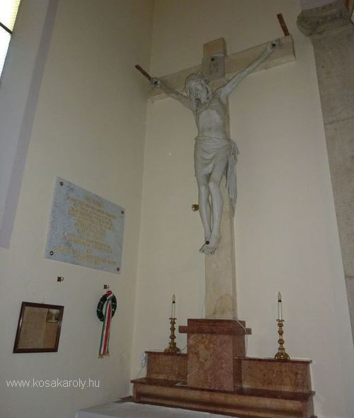 Graefl József-emlékek Megyaszón, a katolikus templomban. Fotó: Kósa Károly, 2011.09.23.