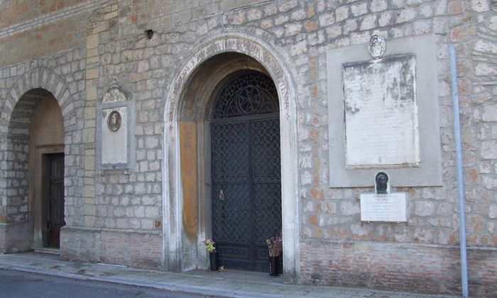 A Máltai Lovagrend kriptája, Róma, Campo Verano temető. Fotó: Polgári Bence, 2011.06.26.