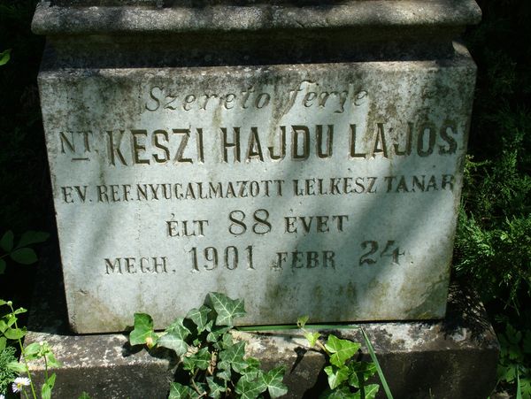 Keszi Hajdu Lajos sremlke, Kisjszlls. Fot: Ksa Kroly, 2010.07.09.
