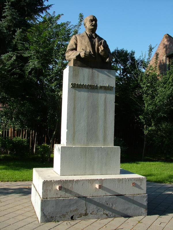 Szabolcska Mihály-szobor, Tiszakécske. Fotó: Kósa Károly, 2010.06.28.
