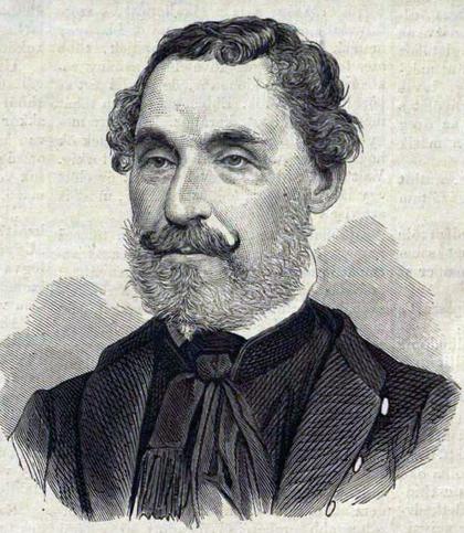 Bernát Gáspár arcképe a Vasárnapi Újságból (1873).